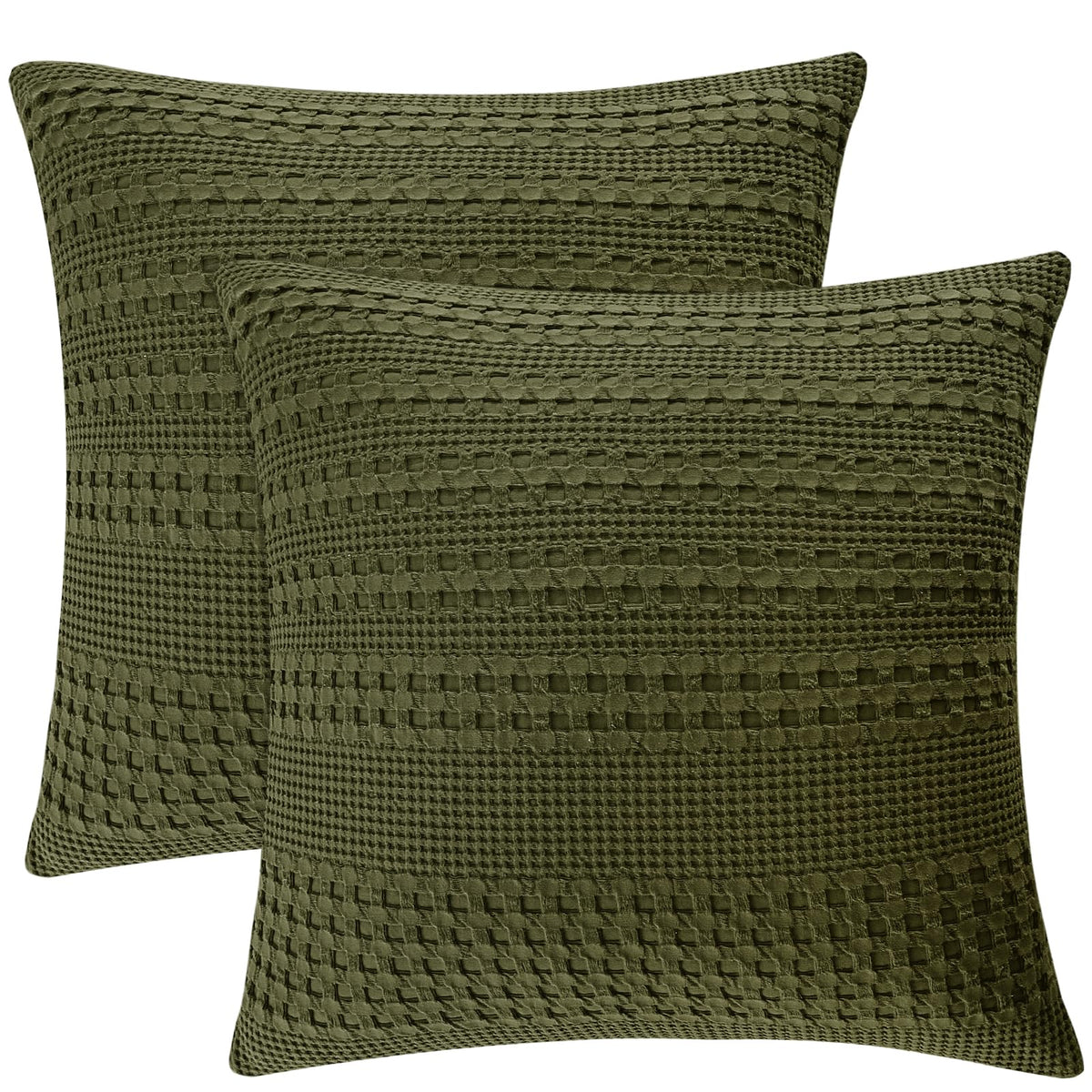 PHF Cotton Waffle Body Pillowcase 20" x 54", Oatmeal, No Insert