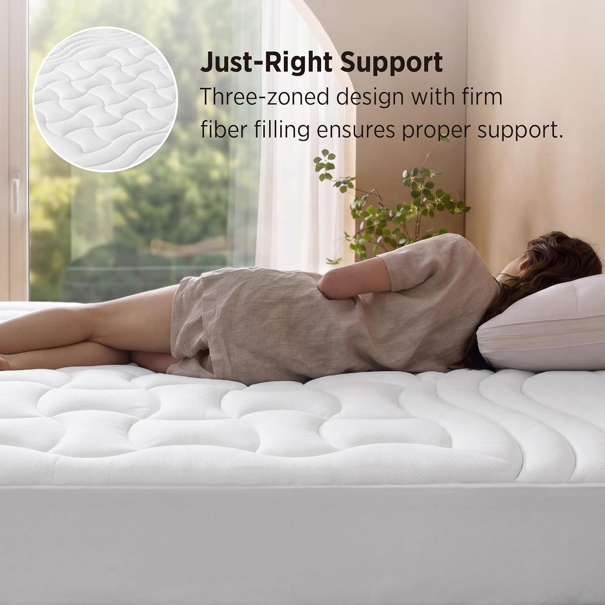 Bedsure Waterproof Mattress Protector Queen with 8-21 Inches Deep Pocket