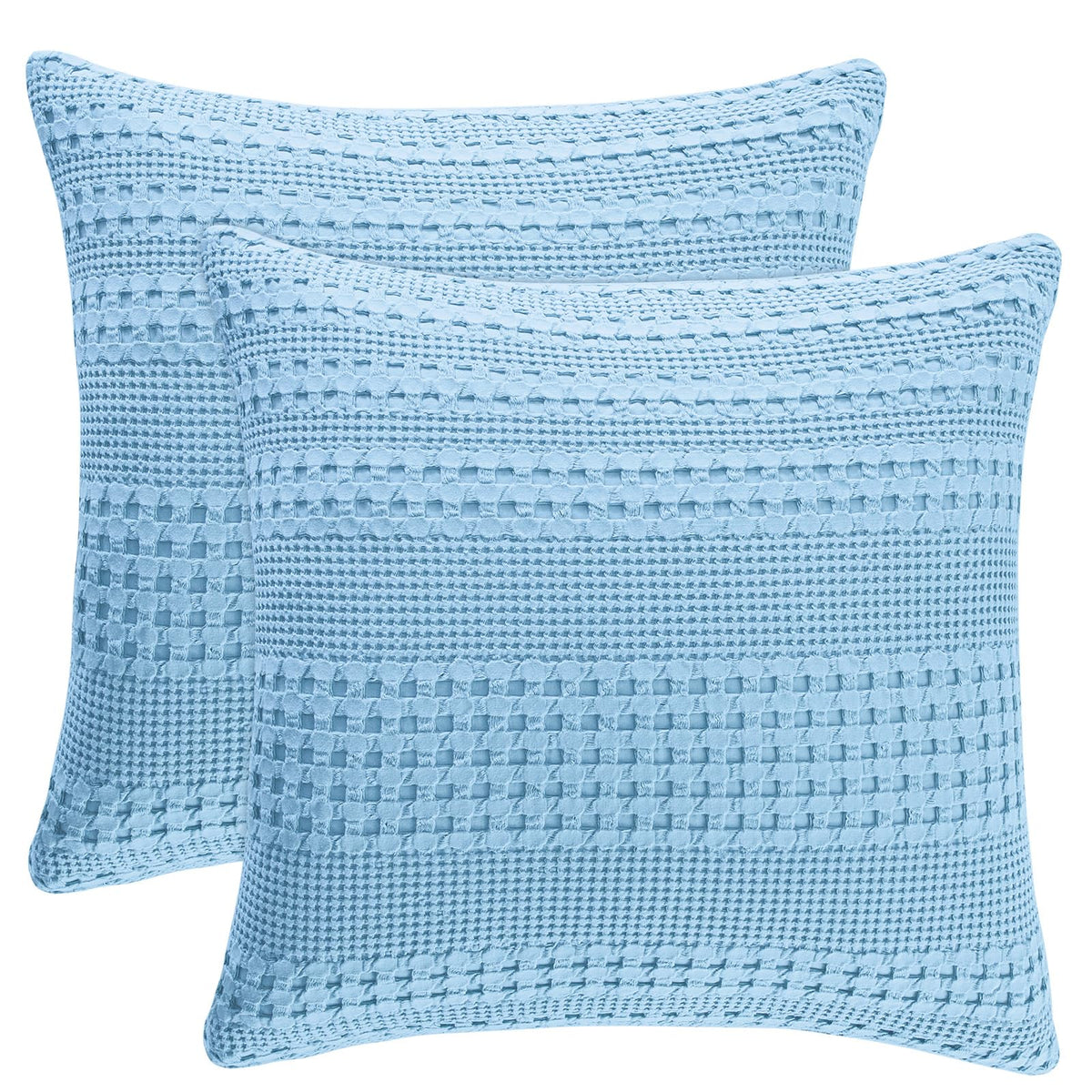 PHF Cotton Waffle Body Pillowcase 20" x 54", Oatmeal, No Insert