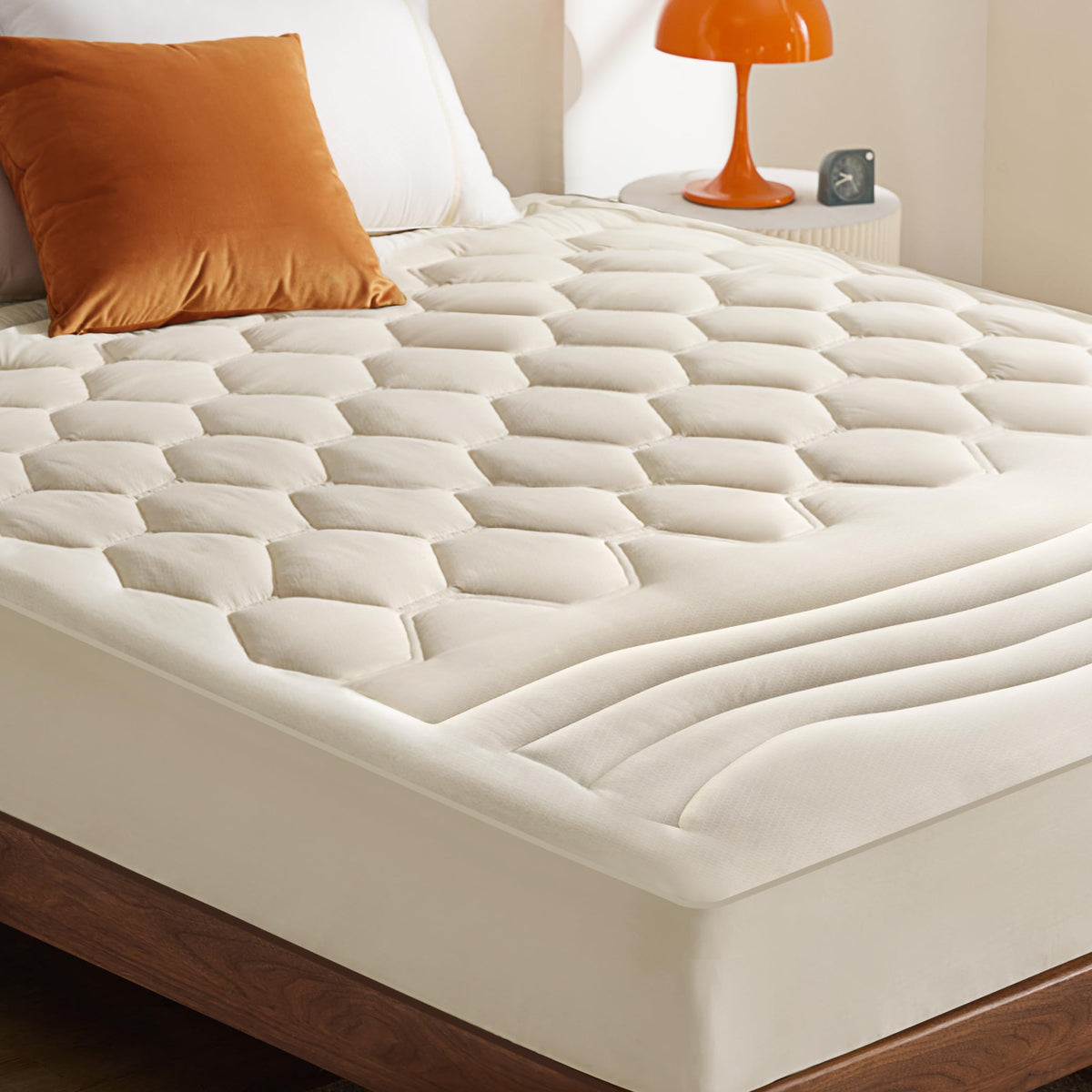 Bedsure King Mattress Pad, Mattress Topper with 8-21 Inches Deep Pocket