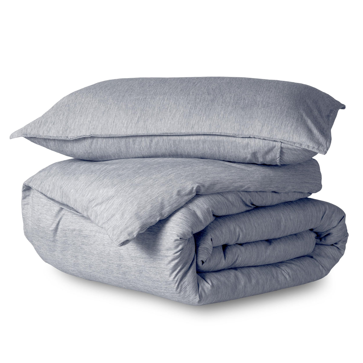 Bare Home Duvet Cover Set 1800 Ultra-Soft (Queen, Grey)