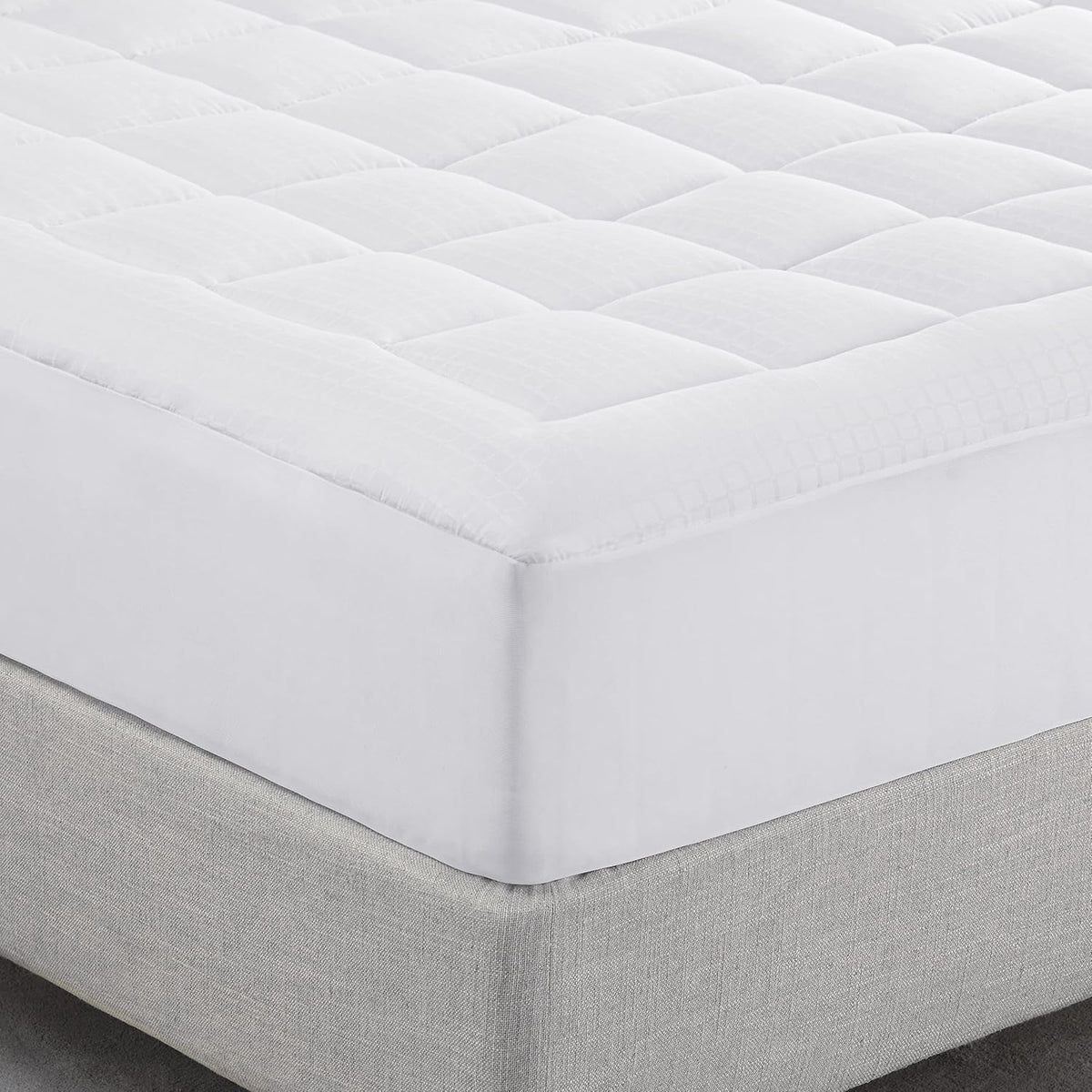 Serta ComfortSure Quilted Cotton Pillowtop Mattress Pad, Queen