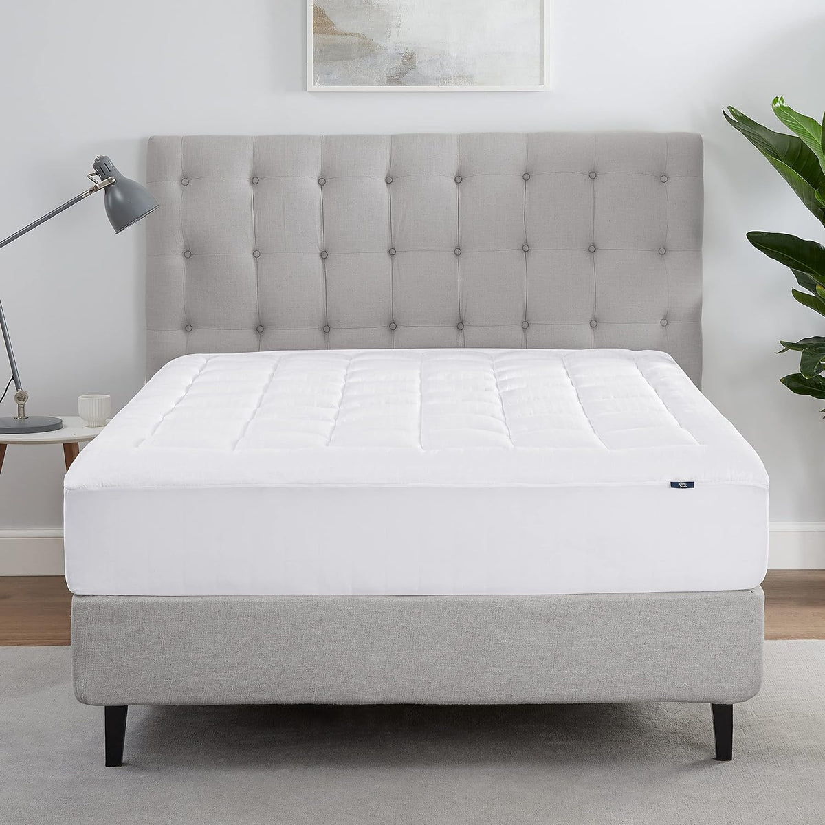 Serta ComfortSure Quilted Cotton Pillowtop Mattress Pad, Queen
