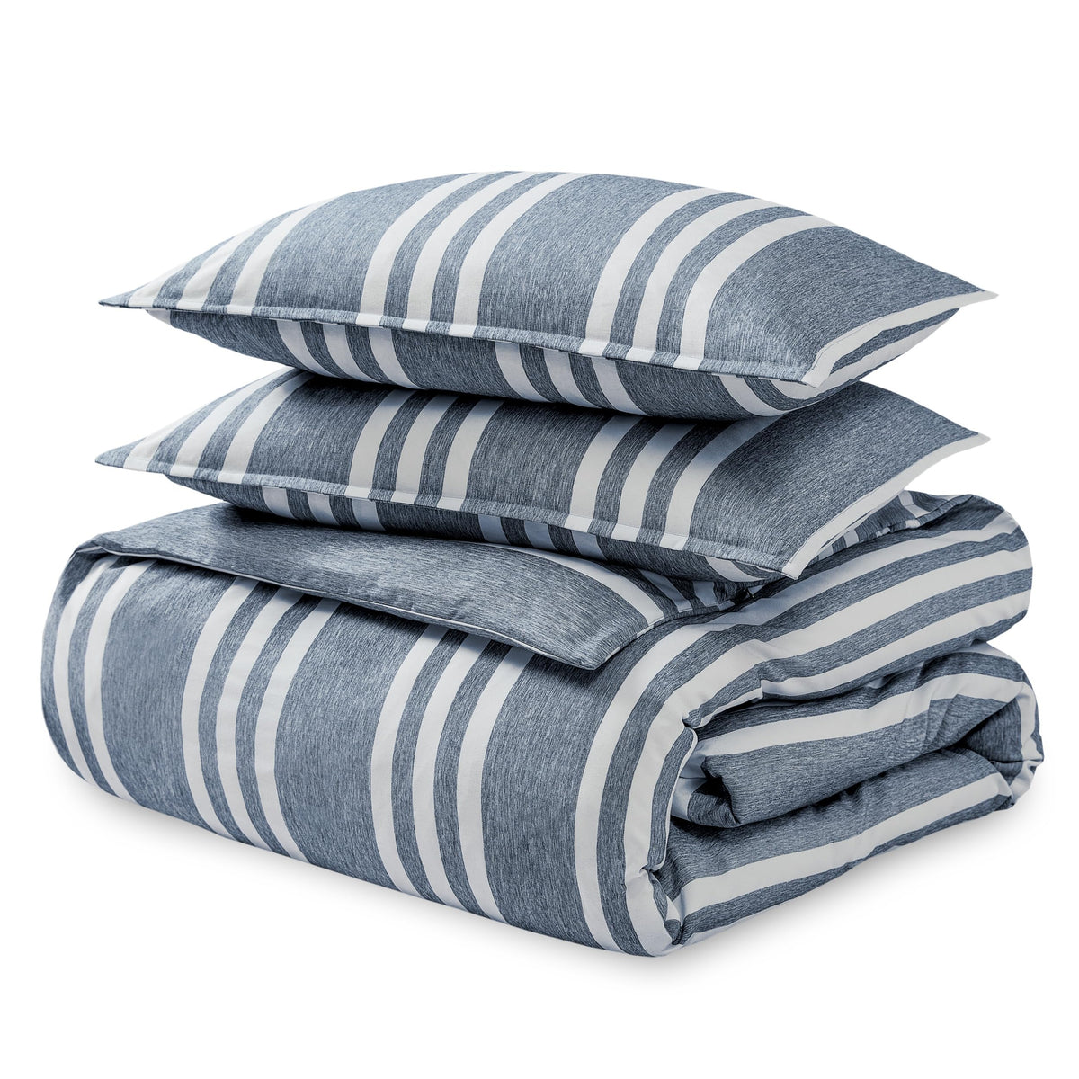 Bare Home Duvet Cover Set 1800 Ultra-Soft (Queen, Grey)