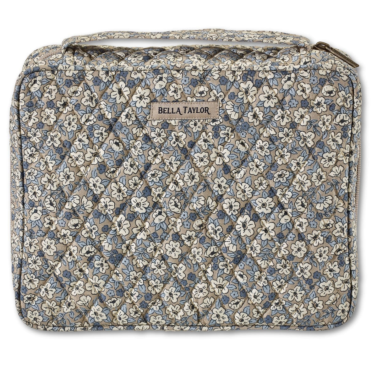 Bella Taylor Bible Cover, Quilted Bible Case, Khaki Patchwork