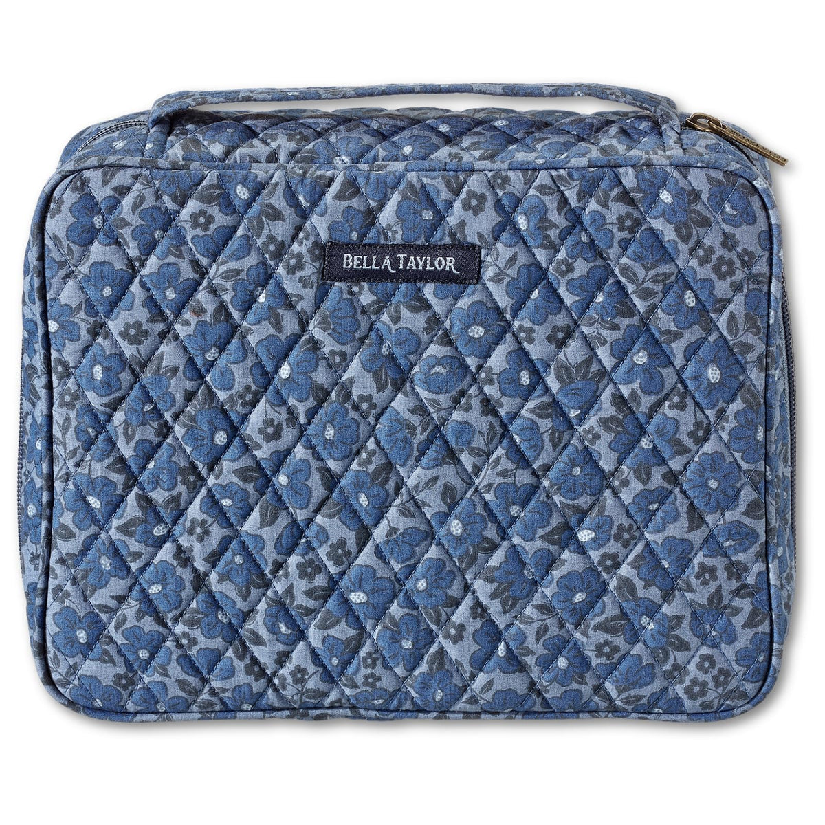 Bella Taylor Bible Cover, Quilted Bible Case, Khaki Patchwork