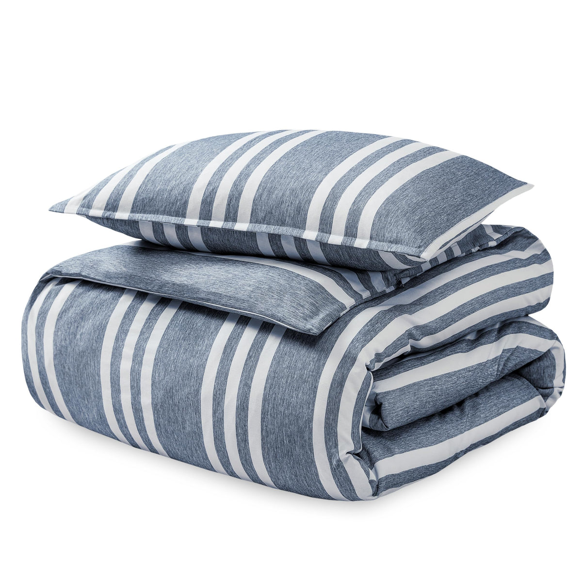 Bare Home Duvet Cover Set 1800 Ultra-Soft (Queen, Grey)