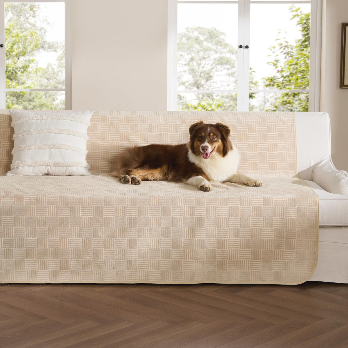 Bedsure Waterproof Bed Cover for Bed and Dogs Quick Drying, 82x102IN