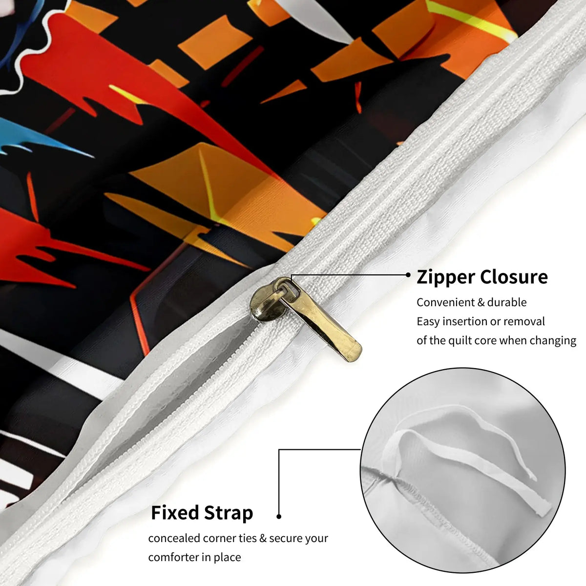 2/3 Pcs Dirt Bike Print Duvet Cover Set, Cool Motocross Themed Bedding Set, Motorcycle Bedding, Soft Durable with Zipper Closure, Bold Digital Print, Great for Teen Bedroom, Dorm, Motocross Enthusiast Room Decor - No Filling