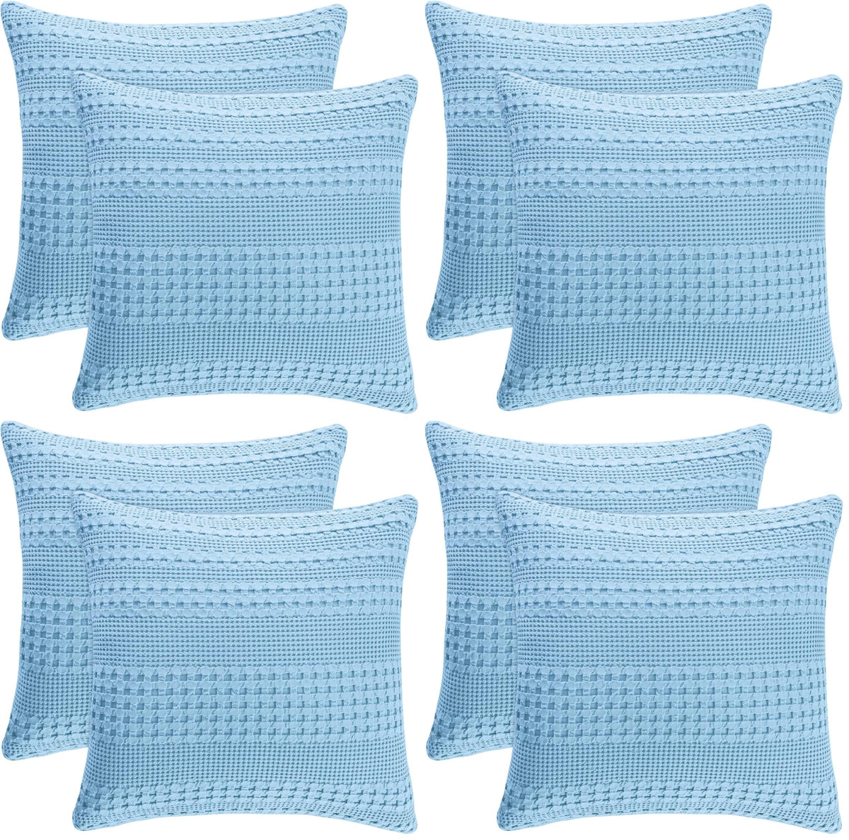 PHF Cotton Waffle Body Pillowcase 20" x 54", Oatmeal, No Insert