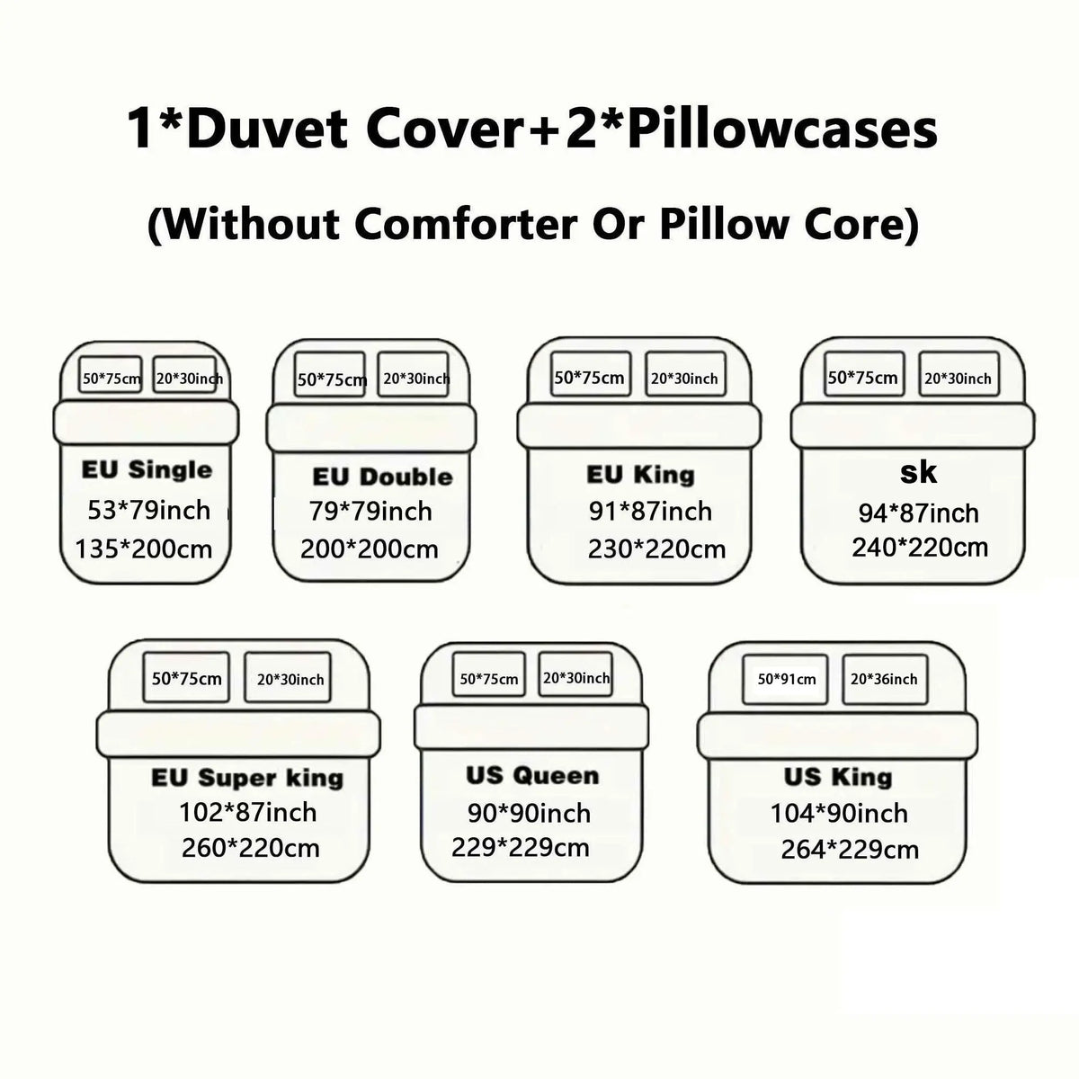 Striped Duvet Cover Set, Ruffled Design, Includes 1 Duvet Cover Without Comforter+ 2 Pillowcases Without PIllow Inserts, Soft and Comfortable, Comfy Bed Sets, Suitable for All Seasons